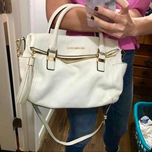 ✨ Michael Kors White Leather Purse